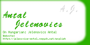 antal jelenovics business card